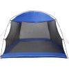 Campingmyggnät med dörr Blå för 5 personer Vattentålig vidaXL 320 x 320 x 218 cm – miniatyr 6
