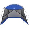 Campingmyggnät med dörr Blå för 5 personer Vattentålig vidaXL 320 x 320 x 218 cm – miniatyr 8