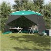 Campingmyggnät med dörr Grön 4-Personer Vattentålig vidaXL 380 x 380 x 225 cm – miniatyr 1