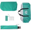 Campingmyggnät med Dörr Grön 4-Personers Vattentät vidaXL 320 x 320 x 218 cm – miniatyr 12