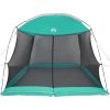 Campingmyggnät med Dörr Grön 4-Personers Vattentät vidaXL 320 x 320 x 218 cm – miniatyr 5