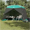 Campingmyggnät med Dörr Grön 4-Personers Vattentät vidaXL 320 x 320 x 218 cm – miniatyr 1