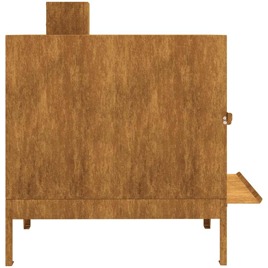 Campingspis 35x50x60 cm rösttrögt stål vidaXL – bild 7