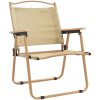 Campingstolar 2 st Beige oxfordtyg vidaXL 54 x 55 x 78 cm – miniatyr 3