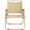 Campingstolar 2 st Beige oxfordtyg vidaXL 54 x 55 x 78 cm – miniatyr 4