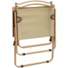 Campingstolar 2 st Beige oxfordtyg vidaXL 54 x 55 x 78 cm – miniatyr 6