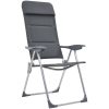 Campingstolar 2 st grå 58x69x111 cm aluminium vidaXL – miniatyr 3