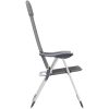 Campingstolar 2 st grå 58x69x111 cm aluminium vidaXL – miniatyr 6