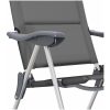 Campingstolar 2 st grå 58x69x111 cm aluminium vidaXL – miniatyr 10