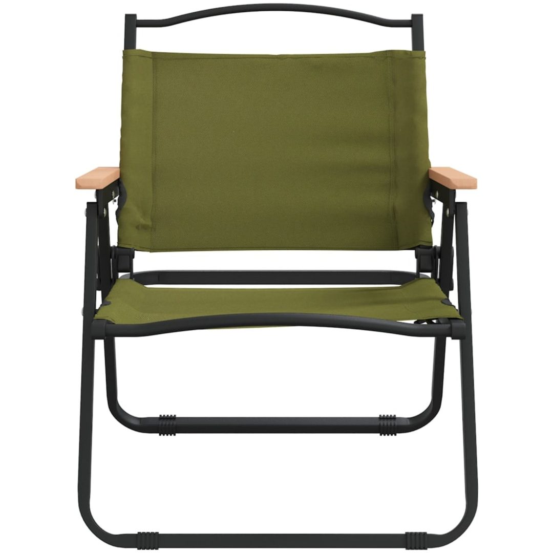 Campingstolar 2 st grön oxfordtyg vidaXL 54 x 43 x 59 cm – bild 4