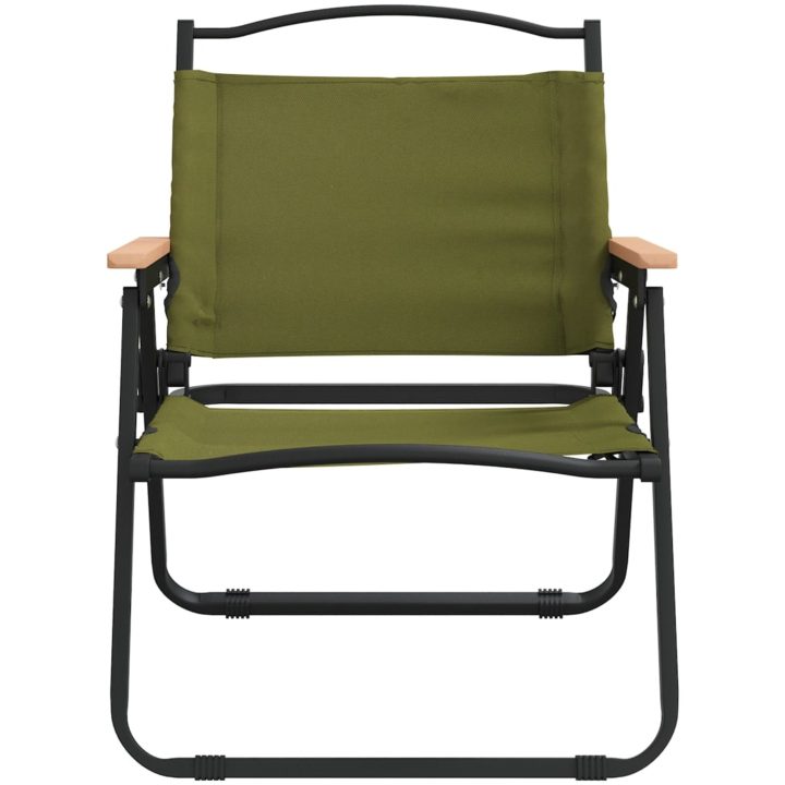 Campingstolar 2 st grön oxfordtyg vidaXL 54 x 43 x 59 cm – bild 4