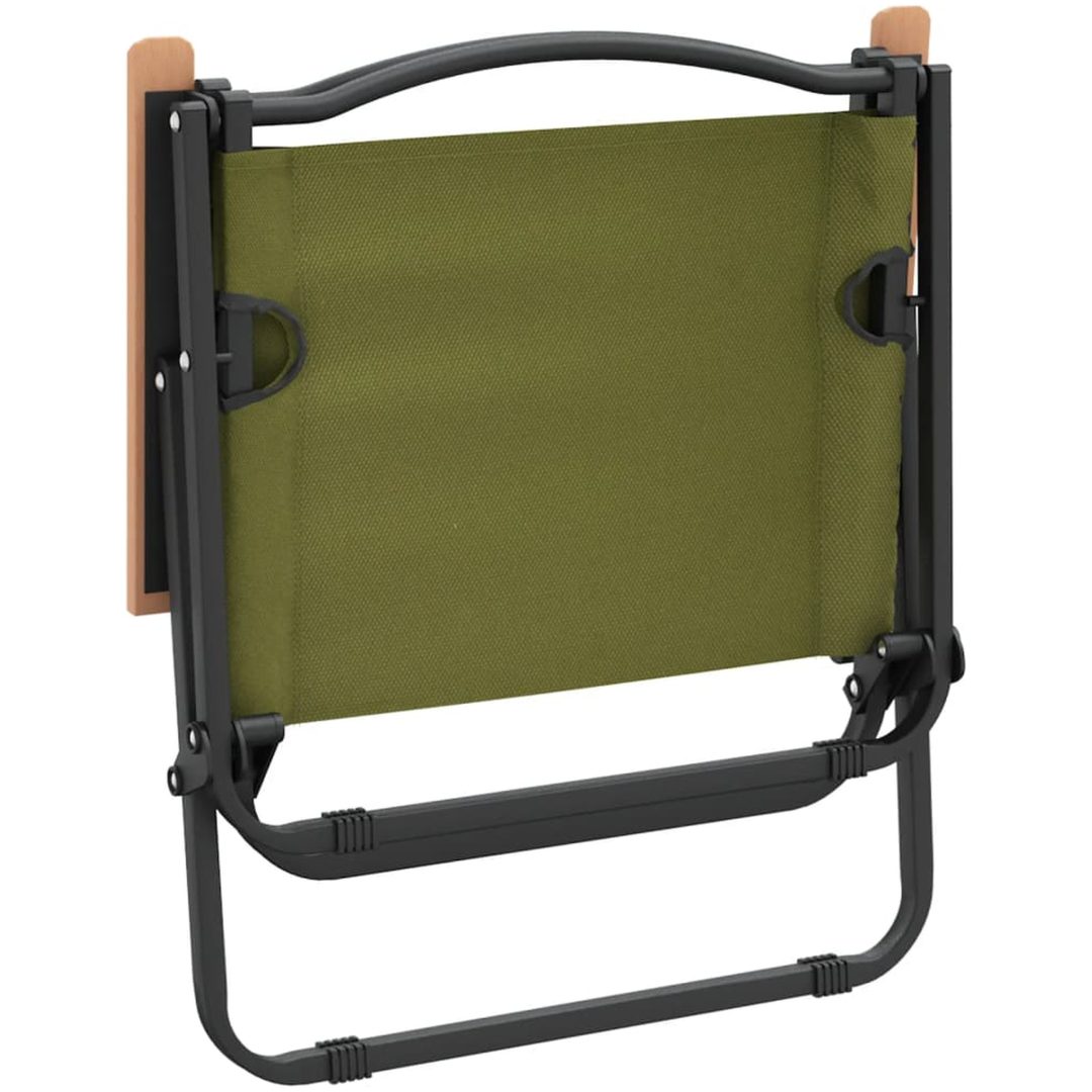 Campingstolar 2 st grön oxfordtyg vidaXL 54 x 43 x 59 cm – bild 6
