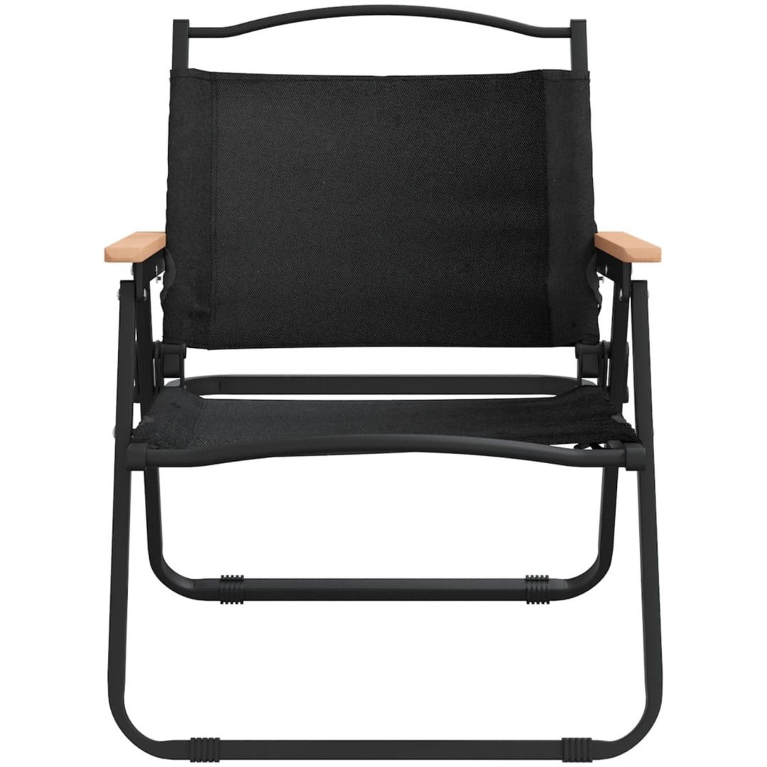 Campingstolar 2 st svart oxfordtyg vidaXL 54 x 43 x 59 cm – bild 4