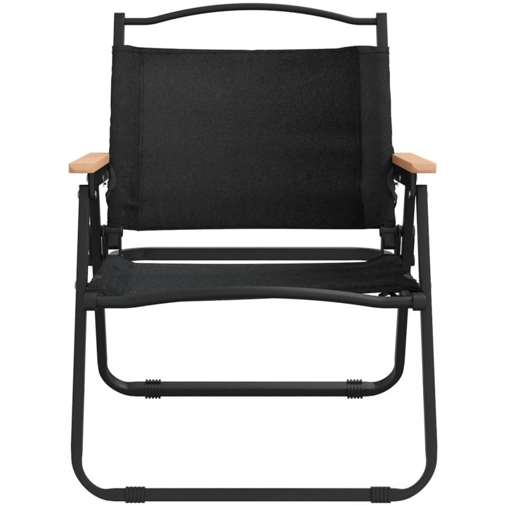 Campingstolar 2 st svart oxfordtyg vidaXL 54 x 43 x 59 cm – bild 4