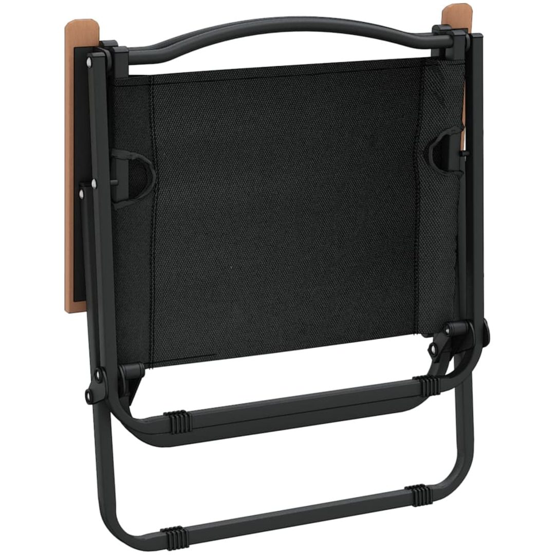 Campingstolar 2 st svart oxfordtyg vidaXL 54 x 43 x 59 cm – bild 6