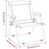 Campingstolar 2 st svart oxfordtyg vidaXL 54 x 43 x 59 cm – miniatyr 8