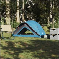 Campingtält 1 person blå vattentätt vidaXL