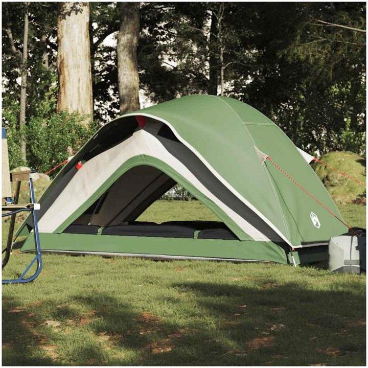Campingtält 1 person grön vattentätt vidaXL – bild 4