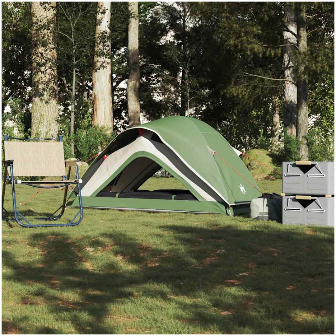 Campingtält 1 person grön vattentätt vidaXL