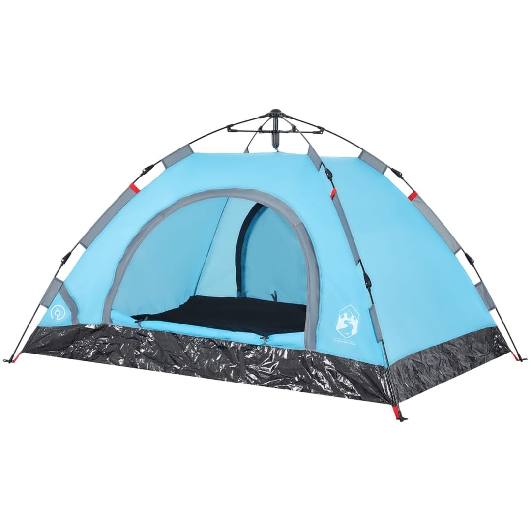 Campingtält 2 personer blå snabbrest vidaXL 2 - Person – bild 4