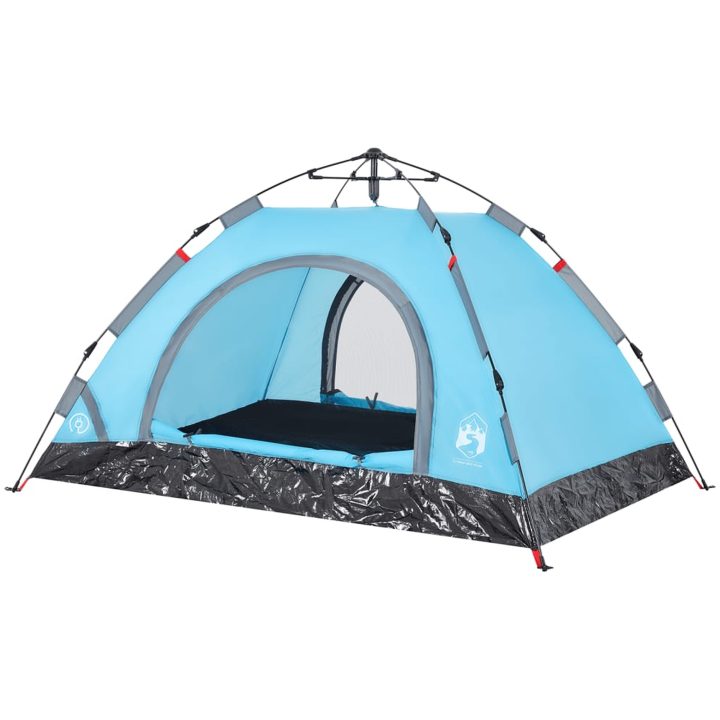 Campingtält 2 personer blå snabbrest vidaXL 2 - Person – bild 5
