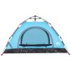 Campingtält 2 personer blå snabbrest vidaXL 2 - Person – miniatyr 6