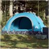 Campingtält 2 personer blå snabbrest vidaXL 2 - Person – miniatyr 1