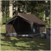 Campingtält 2 personer brun vattentätt vidaXL – miniatyr 1