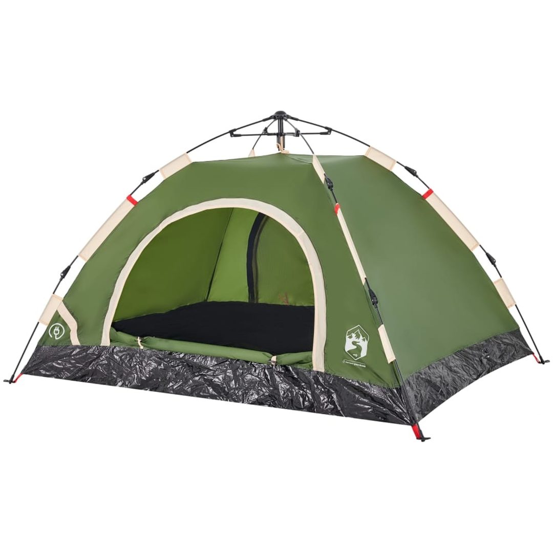 Campingtält 2 personer grön snabbrest vidaXL 2 - Manna – bild 4