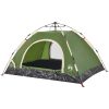 Campingtält 2 personer grön snabbrest vidaXL 2 - Manna – miniatyr 5