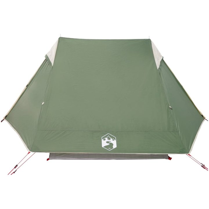 Campingtält 2 personer grön vattentätt vidaXL – bild 9