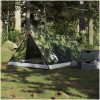 Campingtält 2 personer kamouflage vattentätt vidaXL – miniatyr 1