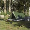 Campingtält 2 personer olivgrön vattentätt vidaXL – miniatyr 3