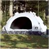 Campingtält 2 personer vit mörkläggningstyg snabbrest vidaXL 2 - Manna – miniatyr 1