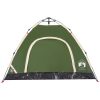 Campingtält 3 personer grön snabbrest vidaXL 3 - Person – miniatyr 7
