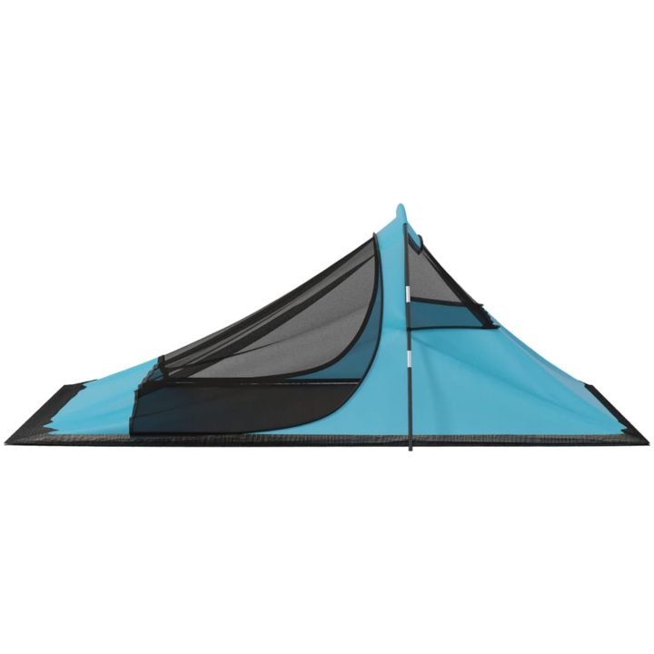 Campingtält 317x240x100 cm blå vidaXL – bild 6