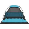 Campingtält 317x240x100 cm blå vidaXL – miniatyr 7