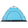 Campingtält 4 personer blå snabbrest vidaXL 4 - Person – miniatyr 7