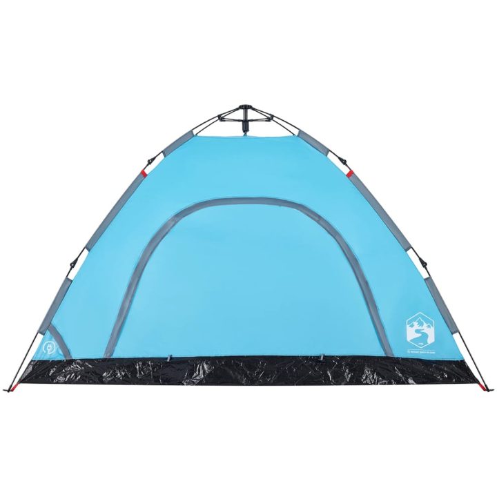 Campingtält 4 personer blå snabbrest vidaXL 4 - Person – bild 7