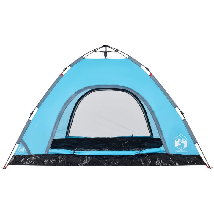Campingtält 4 personer blå snabbrest vidaXL 4 - Person – bild 8