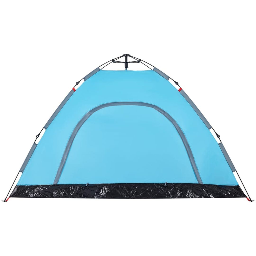Campingtält 4 personer blå snabbrest vidaXL 4 - Person – bild 9