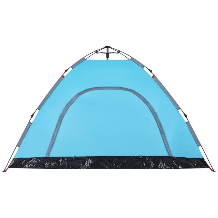 Campingtält 4 personer blå snabbrest vidaXL 4 - Person – bild 9