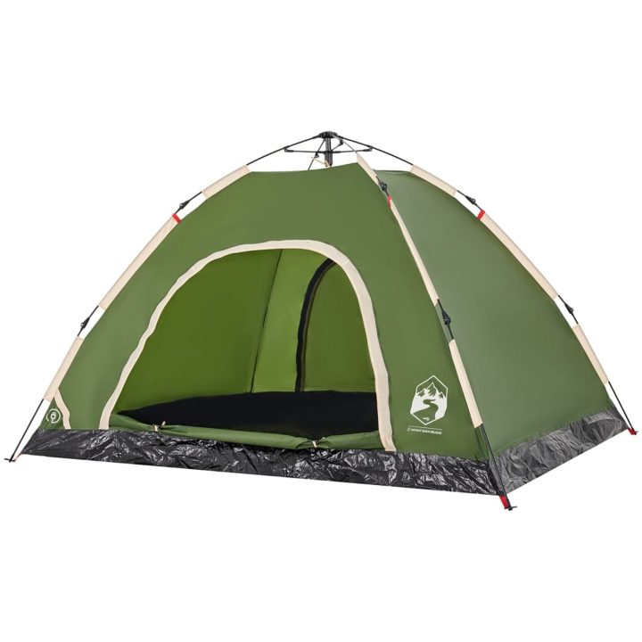 Campingtält 4 personer grön snabbrest vidaXL 4 - Person – bild 4