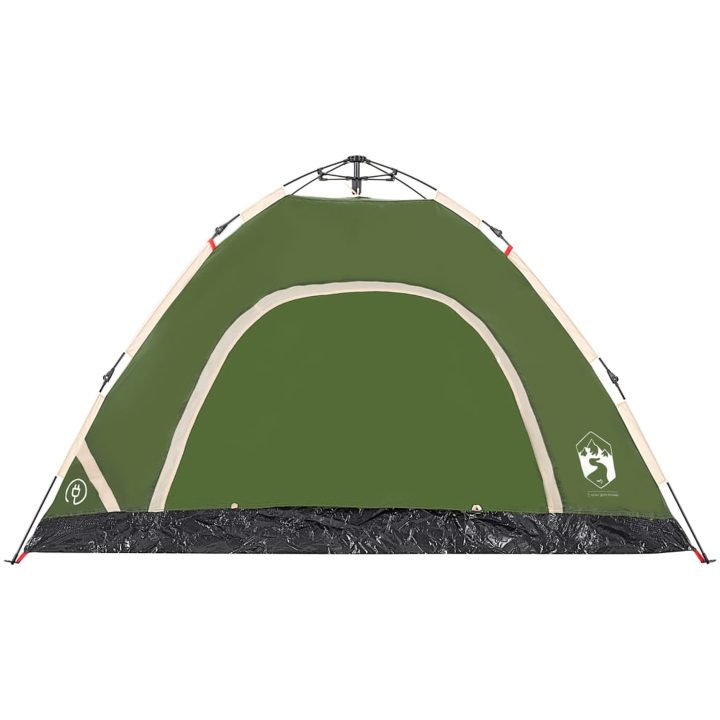 Campingtält 4 personer grön snabbrest vidaXL 4 - Person – bild 7