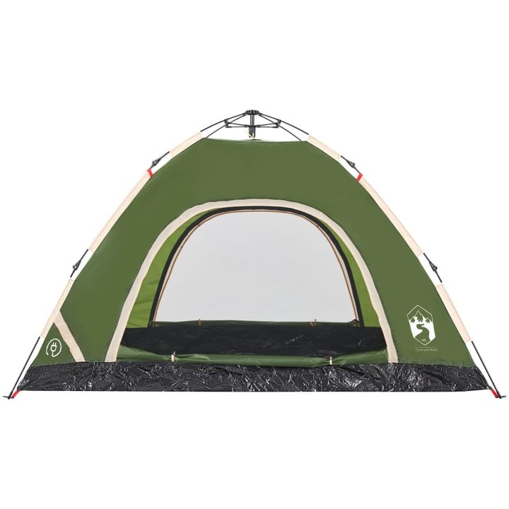 Campingtält 4 personer grön snabbrest vidaXL 4 - Person – bild 8