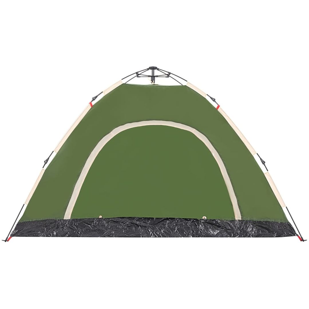 Campingtält 4 personer grön snabbrest vidaXL 4 - Person – bild 9