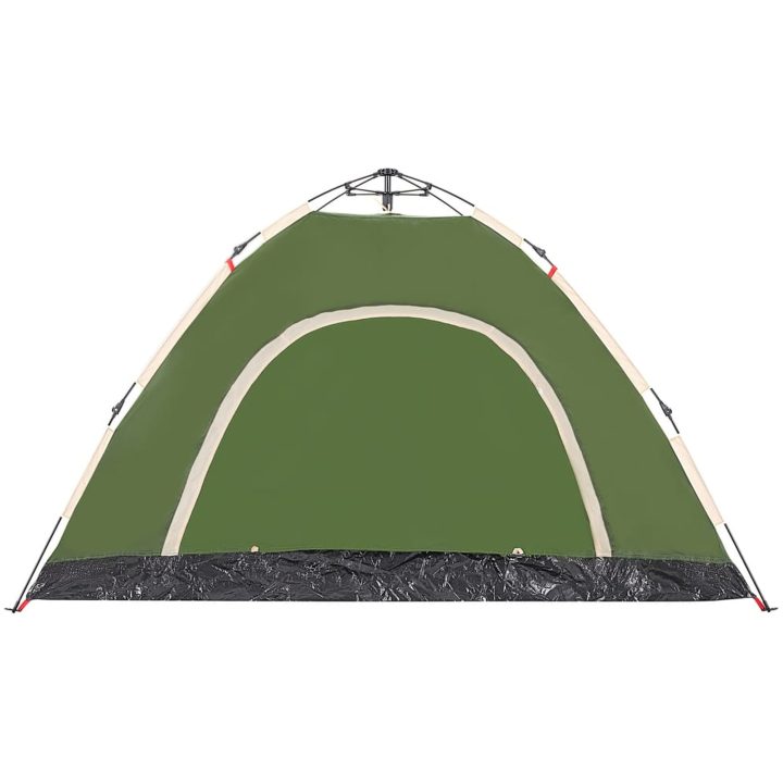 Campingtält 4 personer grön snabbrest vidaXL 4 - Person – bild 9