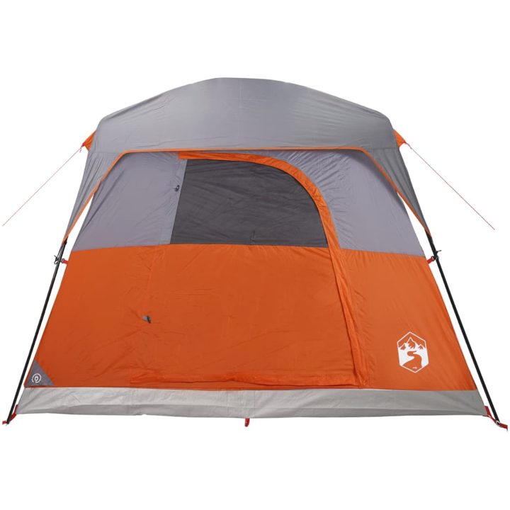 Campingtält 4 personer orange vattentätt vidaXL 4 - Person – bild 6