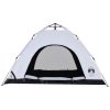 Campingtält 4 personer vit mörkläggningstyg snabbrest vidaXL 4 - Person – miniatyr 8