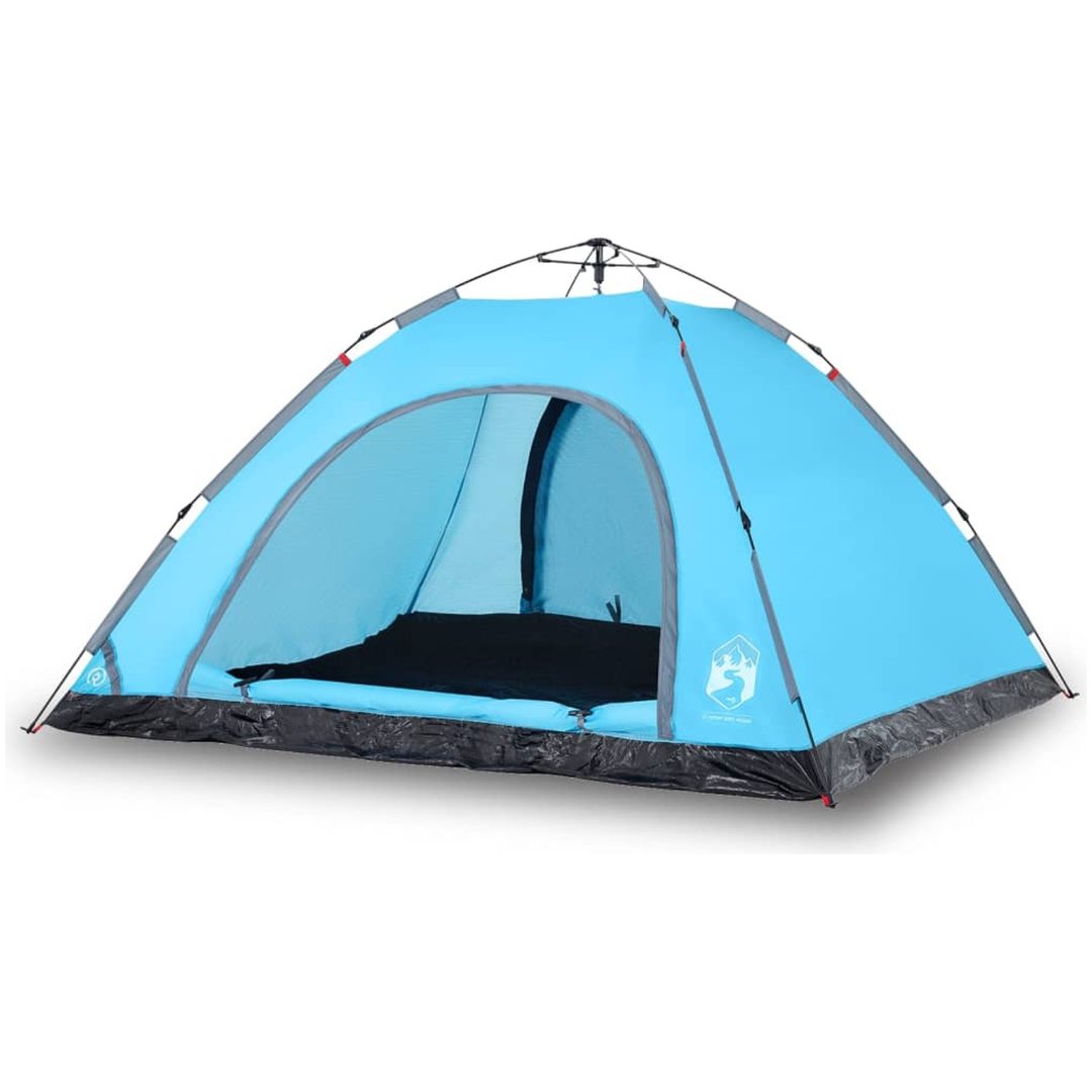 Campingtält 5 personer blå snabbrest vidaXL 5 - Person – bild 2